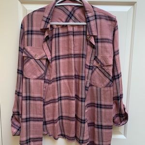Pink flannel from winners!
